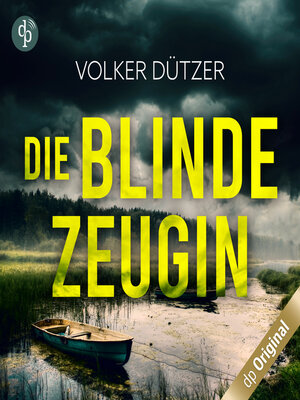 cover image of Die blinde Zeugin